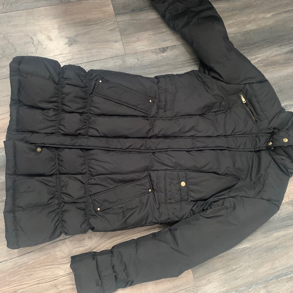 Cole Haan long puff coat